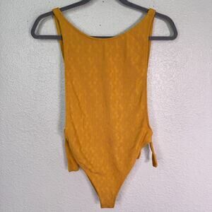 Free People Swimsuit Womens Small Pamela One Piece Boho Cheeky Swimwear FP Beach